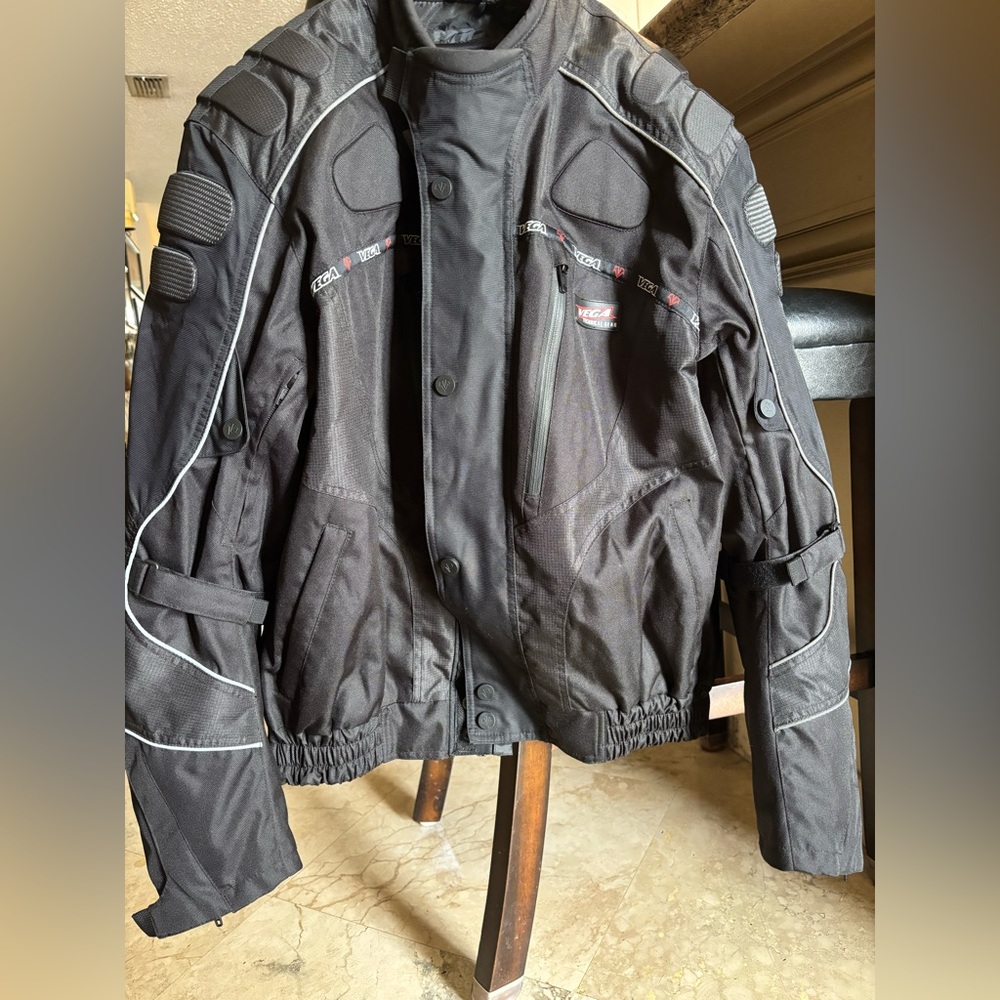 Brand new never worn Vega technical gear motorcycle jacket